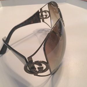 GUCCI GG2794 BRONZE WRAP SUNGLASSES PRE-OWNED